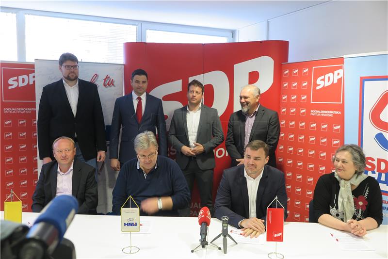 Pula: SDP, HSU, SDSS i HSLS potpisali koalicijski sporazum 