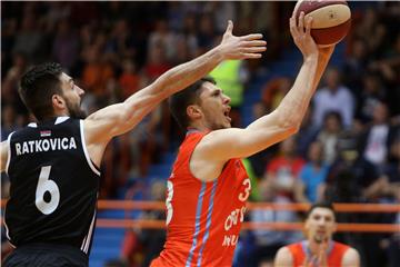 Košarka: Utakmica polufinala doigravanja ABA lige Cedevita - Partizan