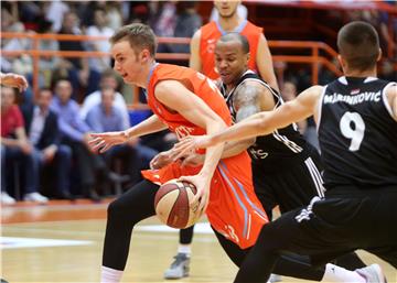 Košarka: Utakmica polufinala doigravanja ABA lige Cedevita - Partizan