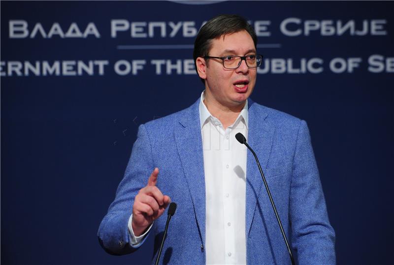 Vucic declares victory in presidential elections