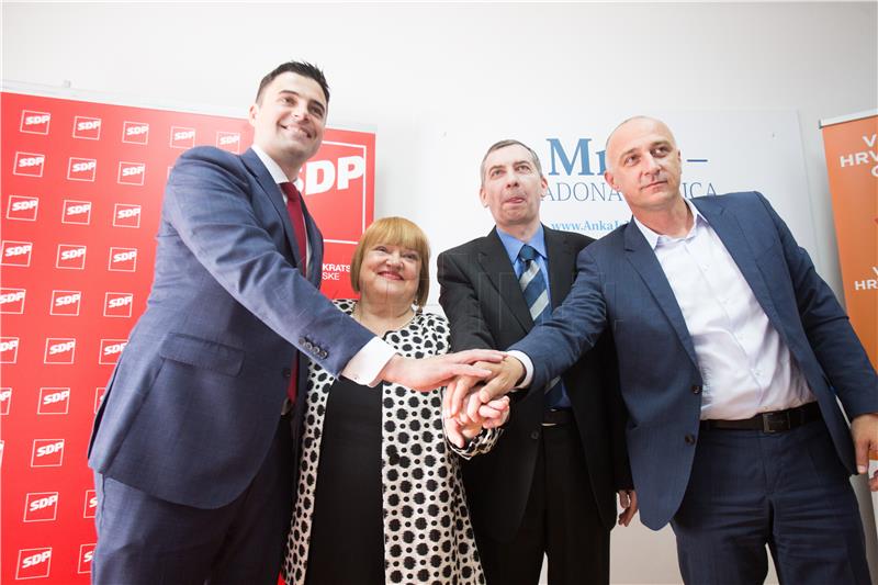 SDP and HNS ink coalition deal for local polls in Zagreb