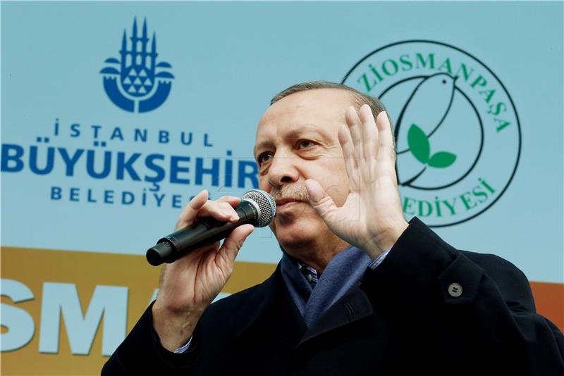 Erdogan kaže da se Turci u Europi trebaju suprotstaviti 'unucima nacizma'