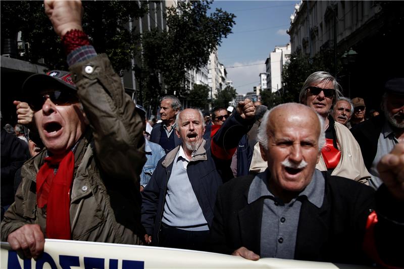 GREECE PENSIONERS PROTEST