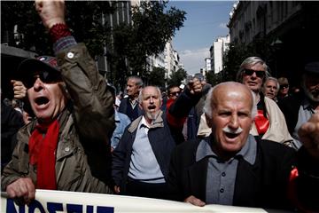 GREECE PENSIONERS PROTEST