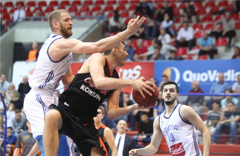 Posljednja utakmica 23. kola A-1 lige košarkaša Cibona - Cedevita