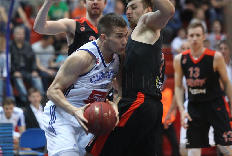 Posljednja utakmica 23. kola A-1 lige košarkaša Cibona - Cedevita