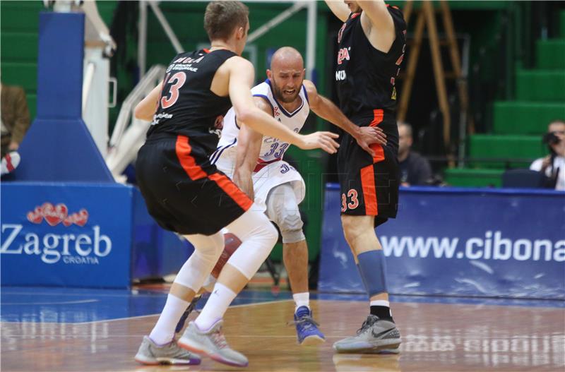 Posljednja utakmica 23. kola A-1 lige košarkaša Cibona - Cedevita