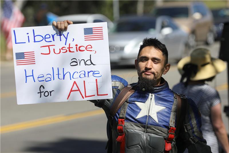 USA CALIFORNIA ANTI-TRUMP PROTEST