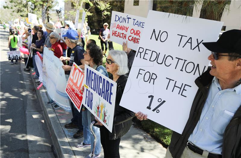 USA CALIFORNIA ANTI-TRUMP PROTEST