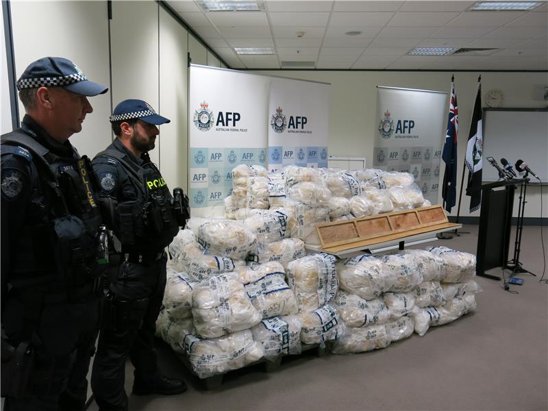 AUSTRALIA DRUGS RECORD ICE SEIZURE