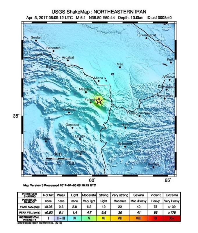 Potres magnitude 6,1 pogodio sjeveroistok Irana