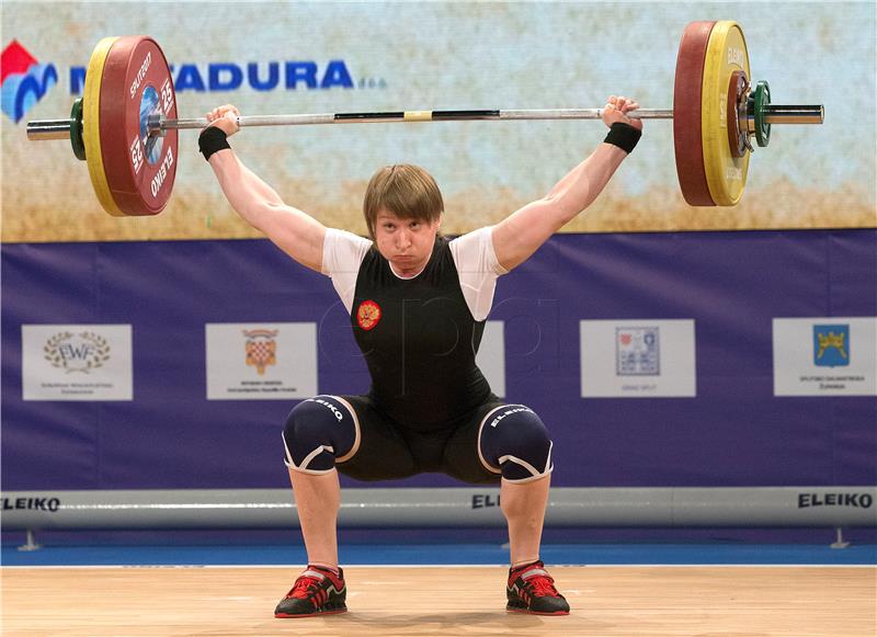 CROATIA WEIGHTLIFTING EUROPEAN CHAMPIONSHIPS