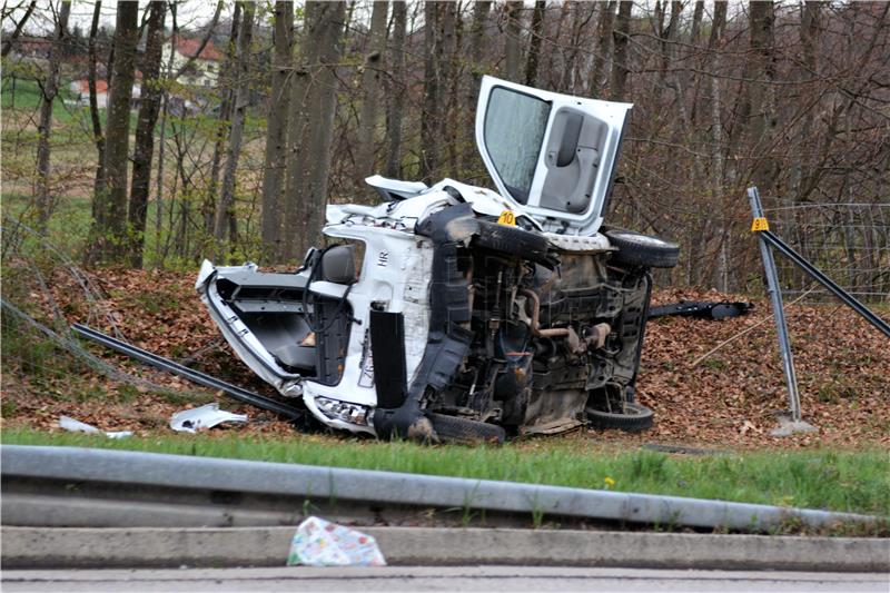 Sudar na A1 između čvora Novigrad i tunela Sv, Marko