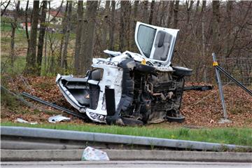 Sudar na A1 između čvora Novigrad i tunela Sv, Marko