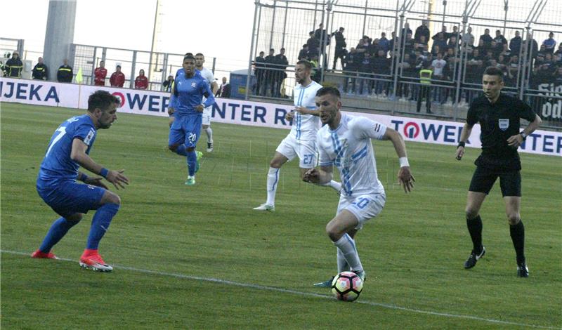 HNL: Rijeka - Dinamo 0-0 poluvrijeme