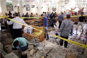 EGYPT EXPLOSION COPTIC CHURCH