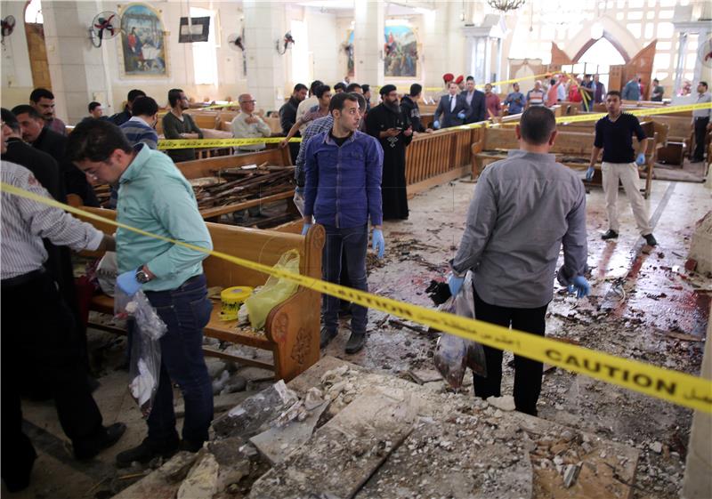 EGYPT EXPLOSION COPTIC CHURCH