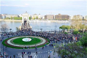 HUNGARY CEU PROTEST