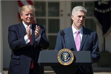 USA GORSUCH SUPREME COURT