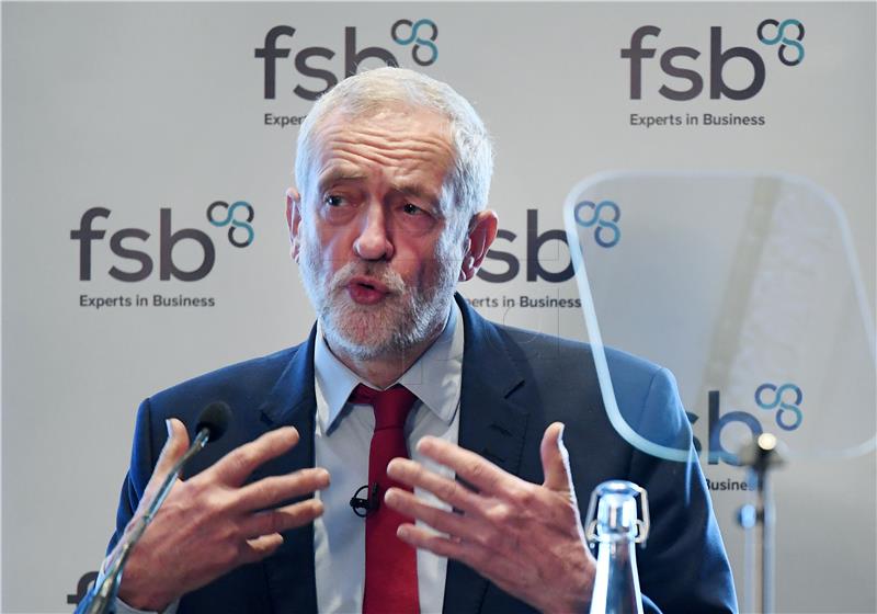 BRITAIN POLITICS CORBYN BUSINESS