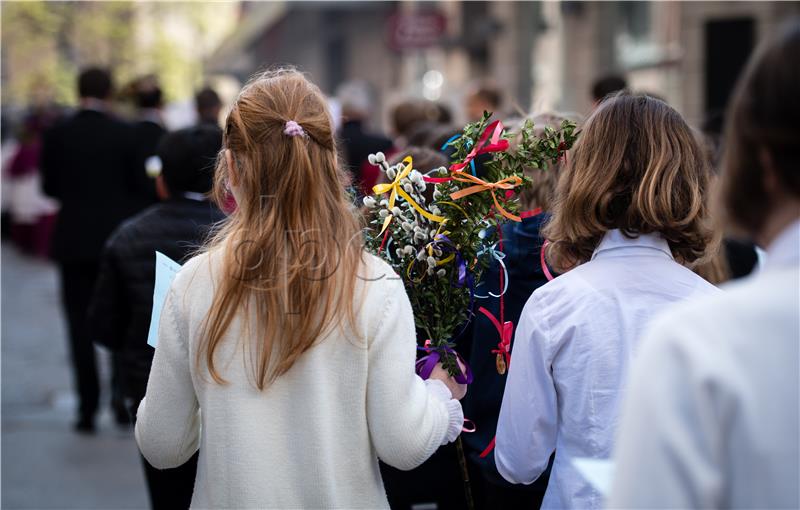 Palm Sunday procession in Munich