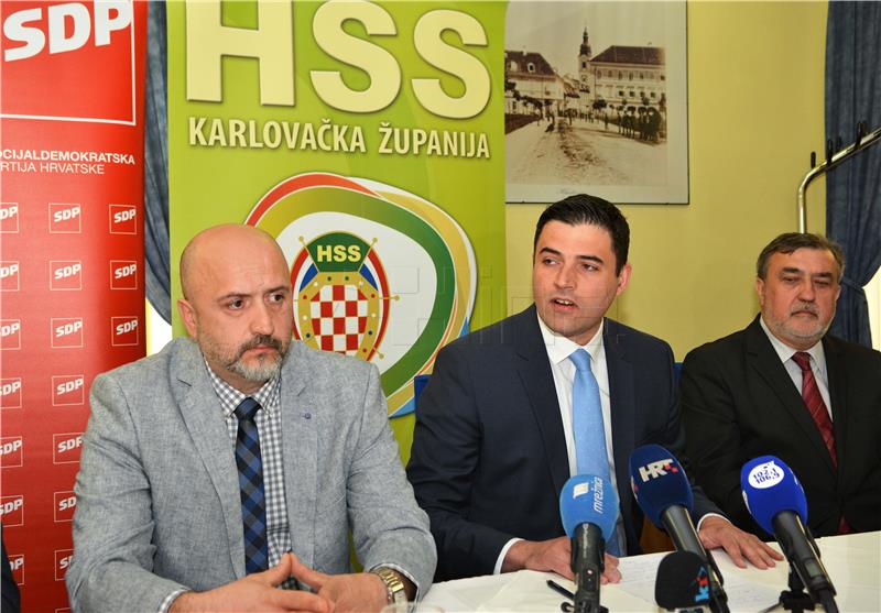 Koalicijski sporazum karlovačkog SDP-a i HSS-a