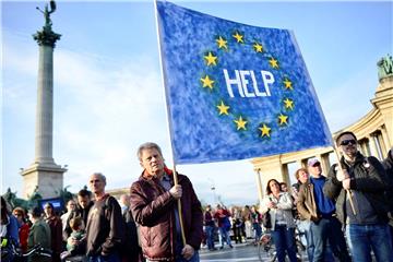 HUNGARY PROTEST