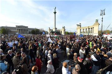 HUNGARY PROTEST