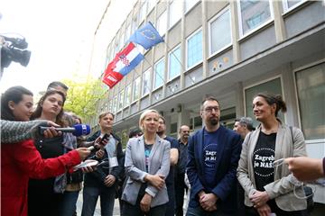 Konferencija za medije političke platforme 'Zagreb je NAŠ'