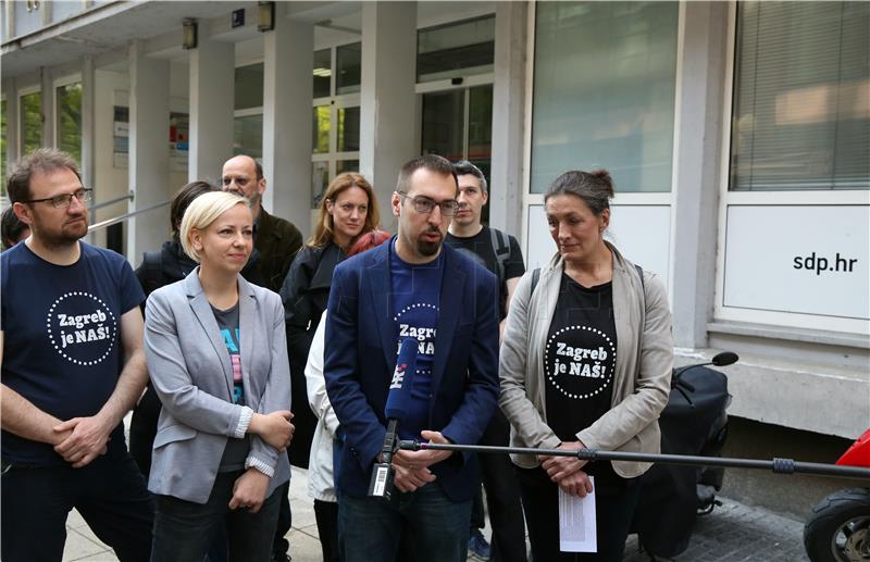 Konferencija za medije političke platforme 'Zagreb je NAŠ'