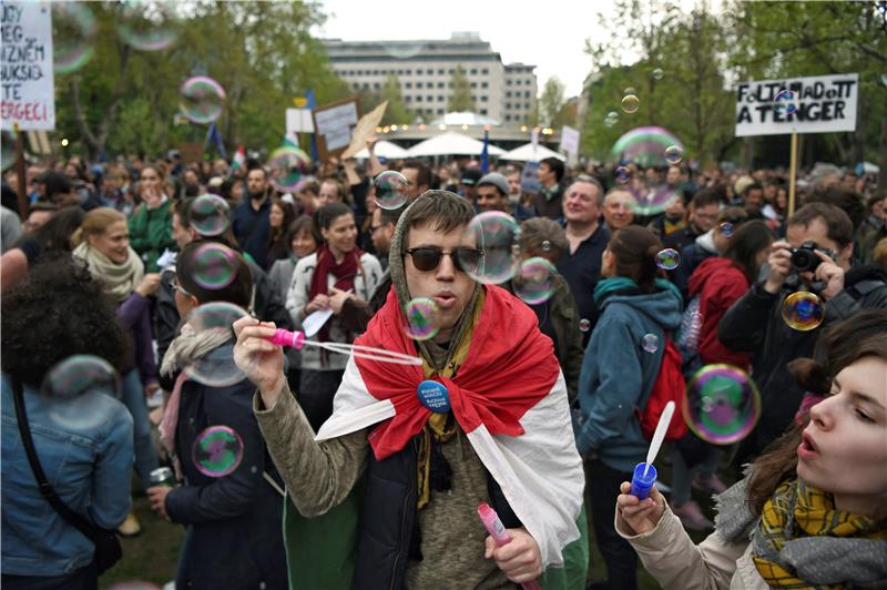 HUNGARY POLITICS PROTEST