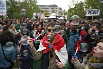 HUNGARY POLITICS PROTEST