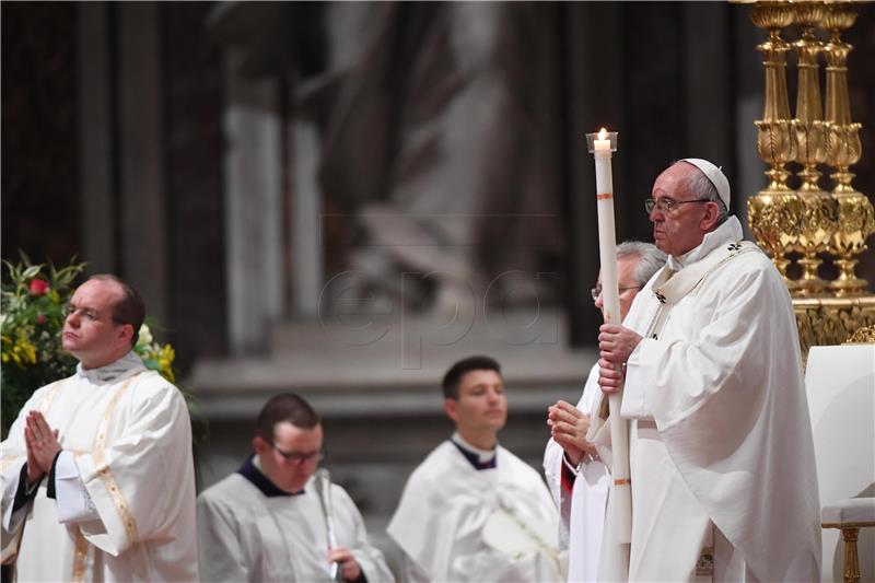 VATICAN BELIEF EASTER VIGIL MASS