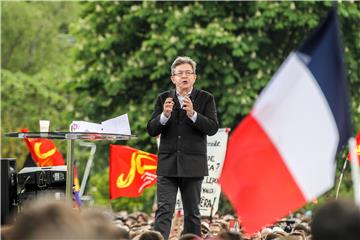 FRANCE PRESIDENTIAL ECTIONS CAMPAIGN MELENCHON