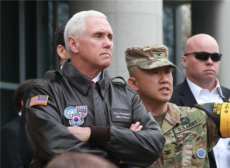 Pence posjetio demilitariziranu zonu između dviju Koreja