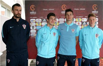 Hrvatska U-17 nogometna reprezentacija na pripremama za EP