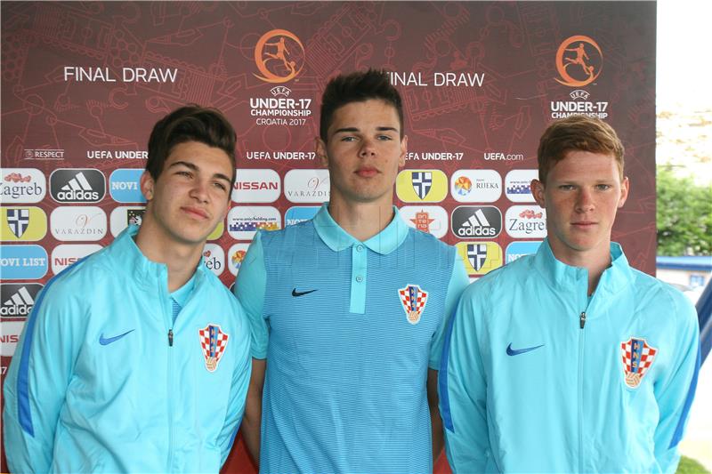 Hrvatska U-17 nogometna reprezentacija na pripremama za EP