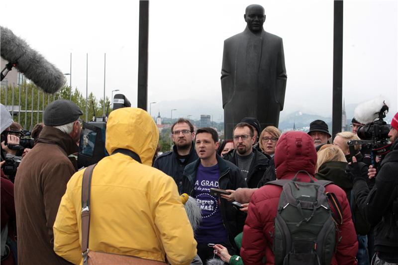 Konferencija za novinare koalicije Zagreb je naš! - Nova ljevica - ORaH - Radnička fronta - Za grad