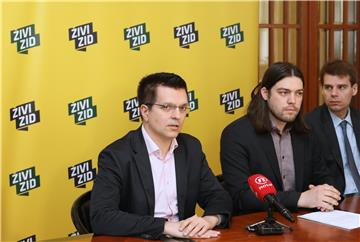 Konferencija za medije Kluba zastupnika Živoga zida i SNAGA-e