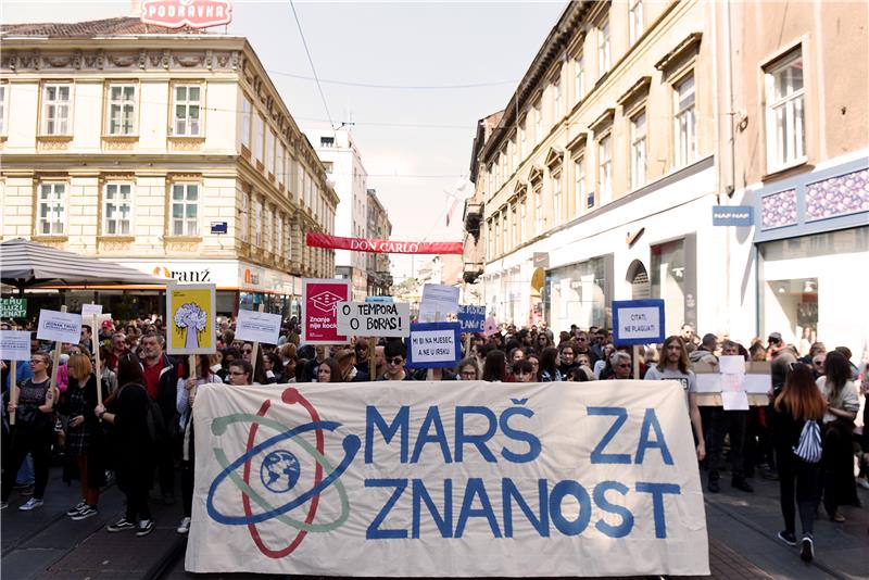 Marš za znanost u Zagrebu