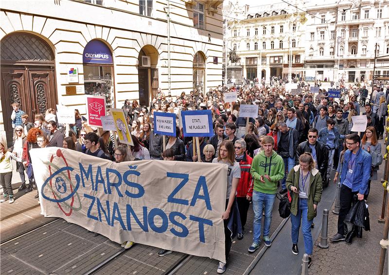 Marš za znanost u Zagrebu