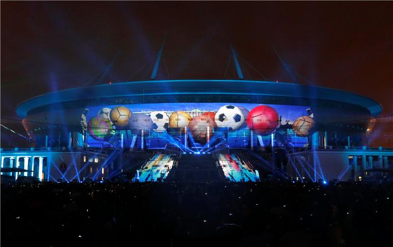 RUSSIA LIGHTSHOW STADIUM FIFA