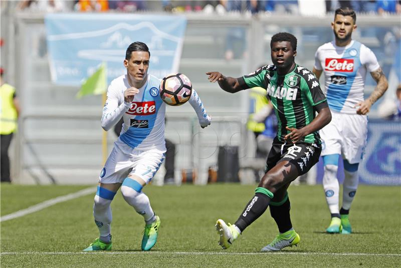 Italija: Sassuolo - Napoli 2-2