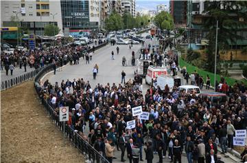 ALBANIA PROTEST