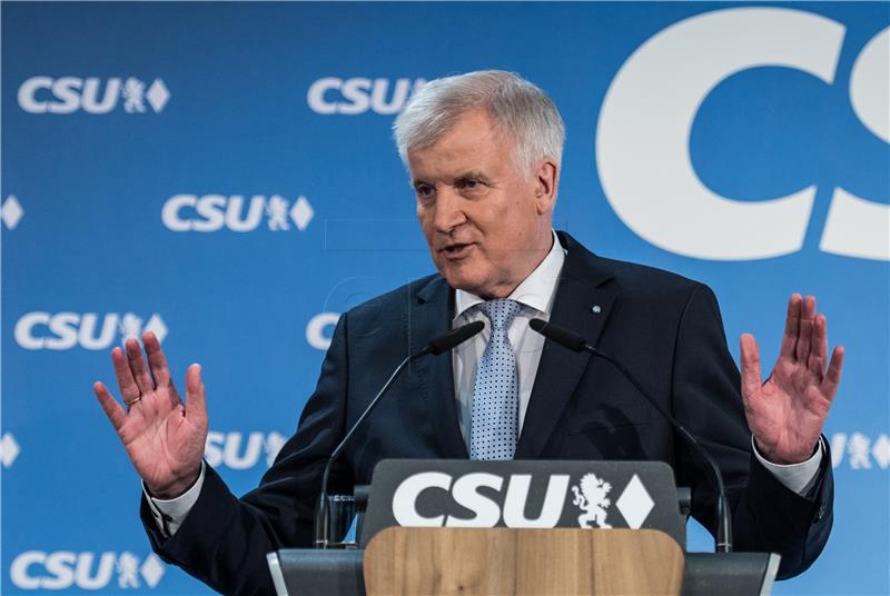 GERMANY PARTIES CSU SEEHOFER