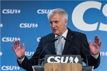 GERMANY PARTIES CSU SEEHOFER