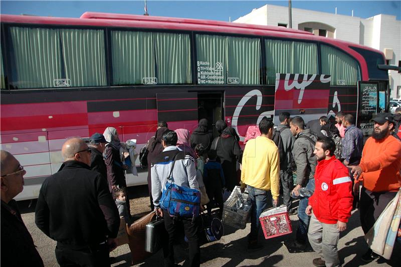 SYRIA HOMS EVACUATION