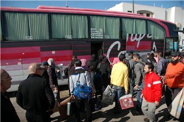 SYRIA HOMS EVACUATION