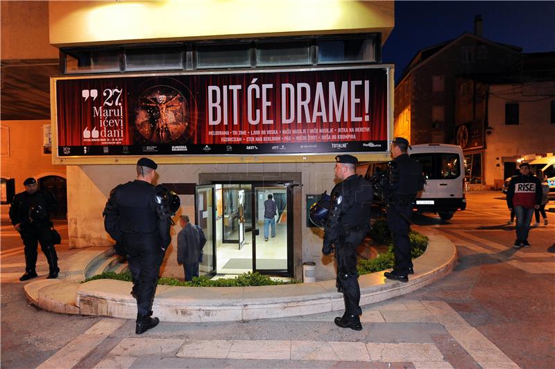 Split police press charges against 18 people after protest against Frljic's play