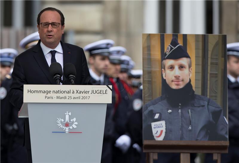 FRANCE SLAIN OFFICER CEREMONY